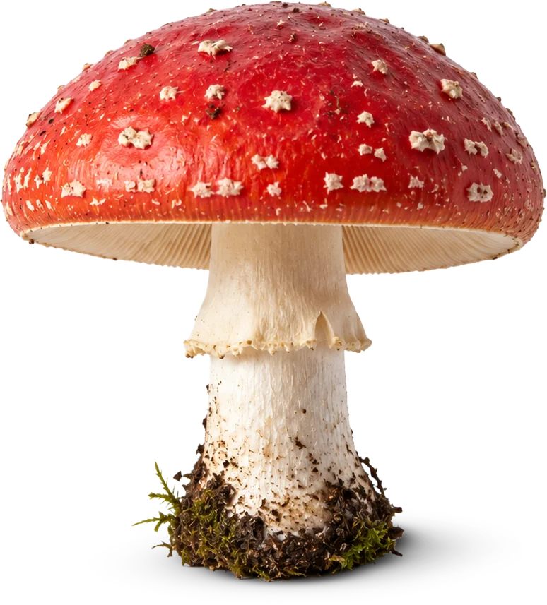 Hongo rojo del bosque, biodiversidad del territorio de Fundación Ser Naturaleza
