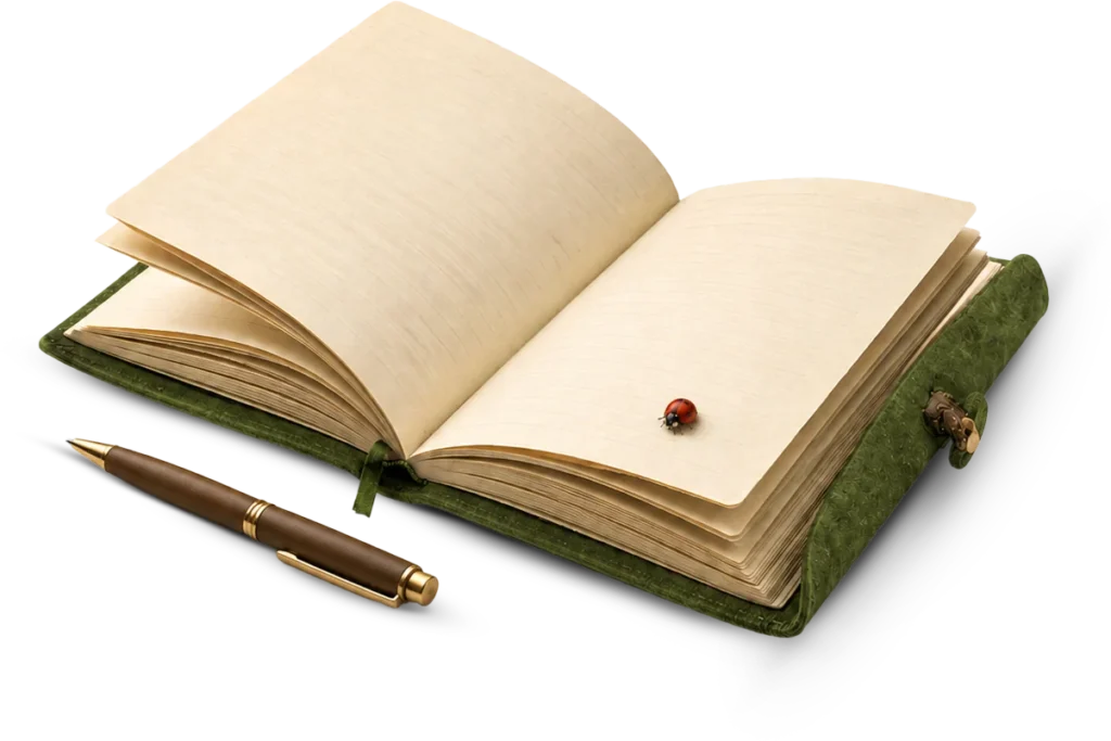Libro abierto entre hojas, educación transformadora de Fundación Ser Naturaleza